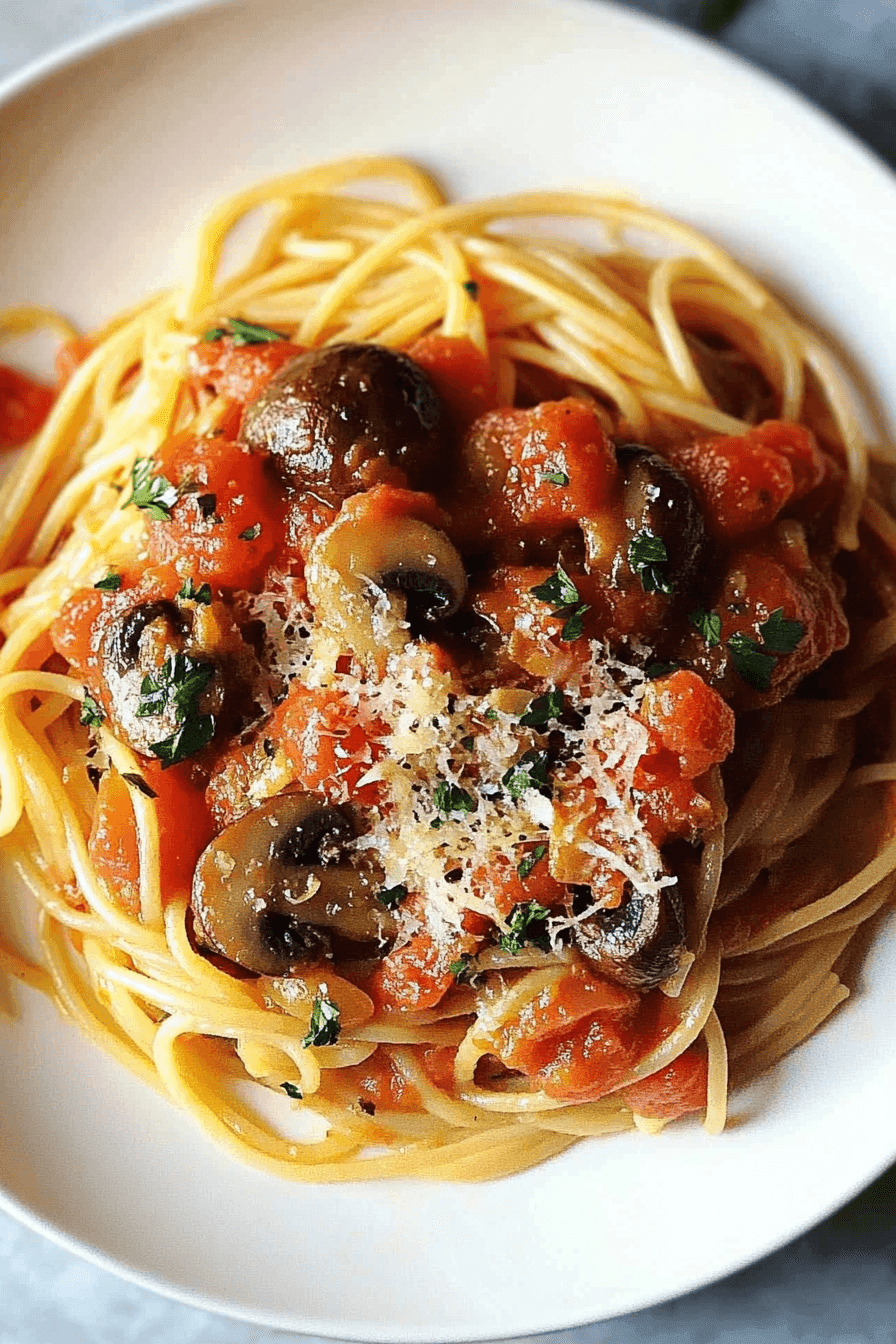 Versatile Mushroom Tomato Spaghetti: Quick & Healthy Options